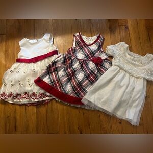 Holiday Dresses Bundle - Red, White, and Plaid